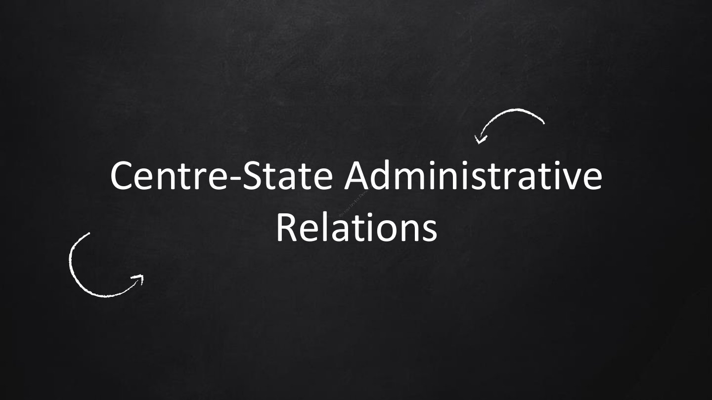 Preview of Administrative Relations Notes