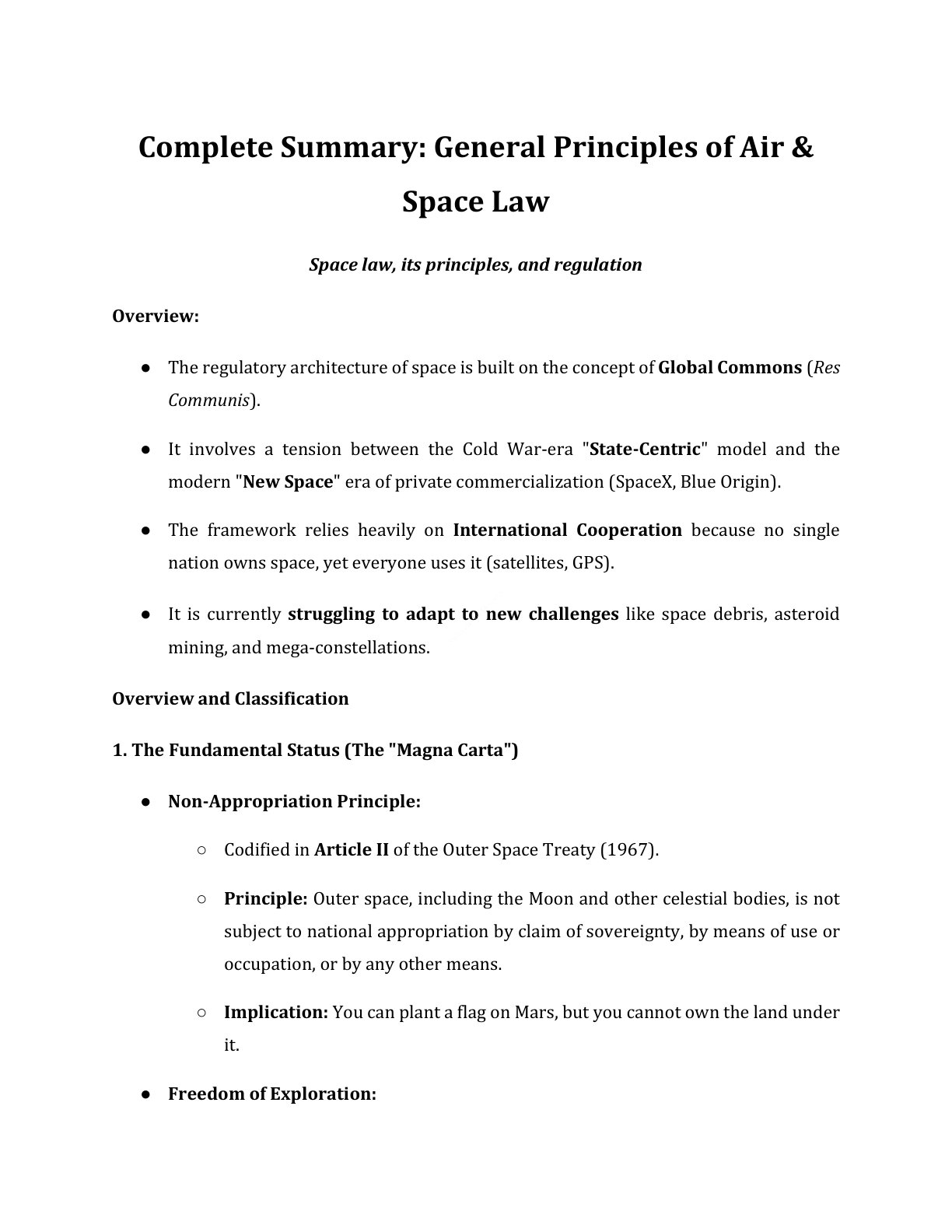 Preview of Air  Space Law - Space Law Its Principles And Regulation