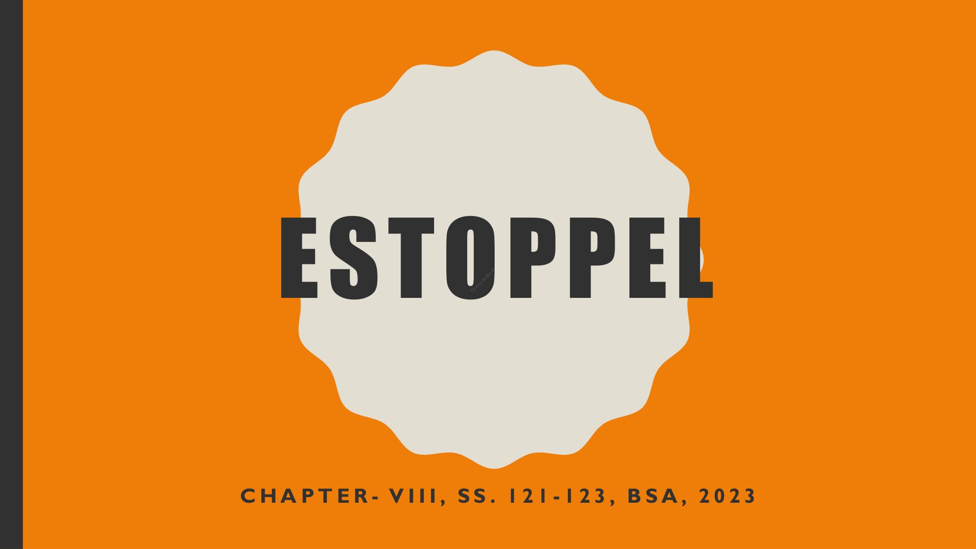 Preview of Estoppel Notes