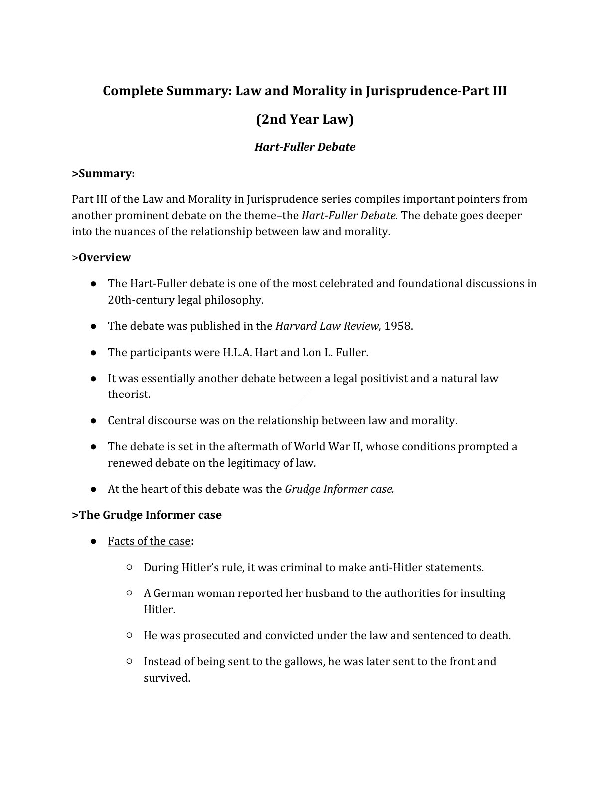 Preview of Hart Fuller Notes