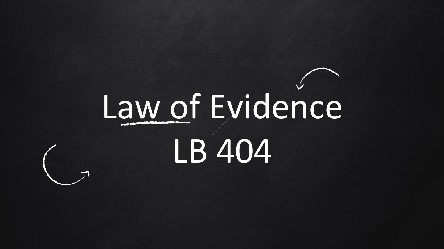 Preview of Presumptions Notes