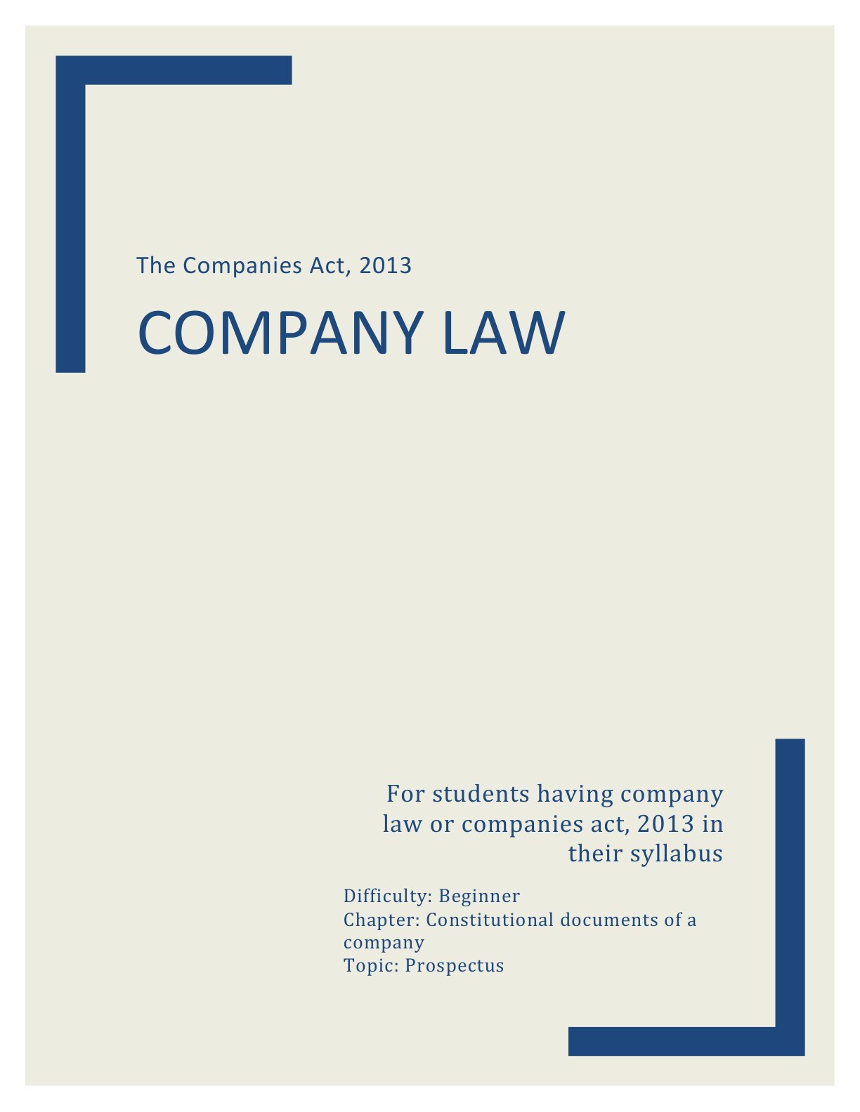 Preview of Prospectus Notes