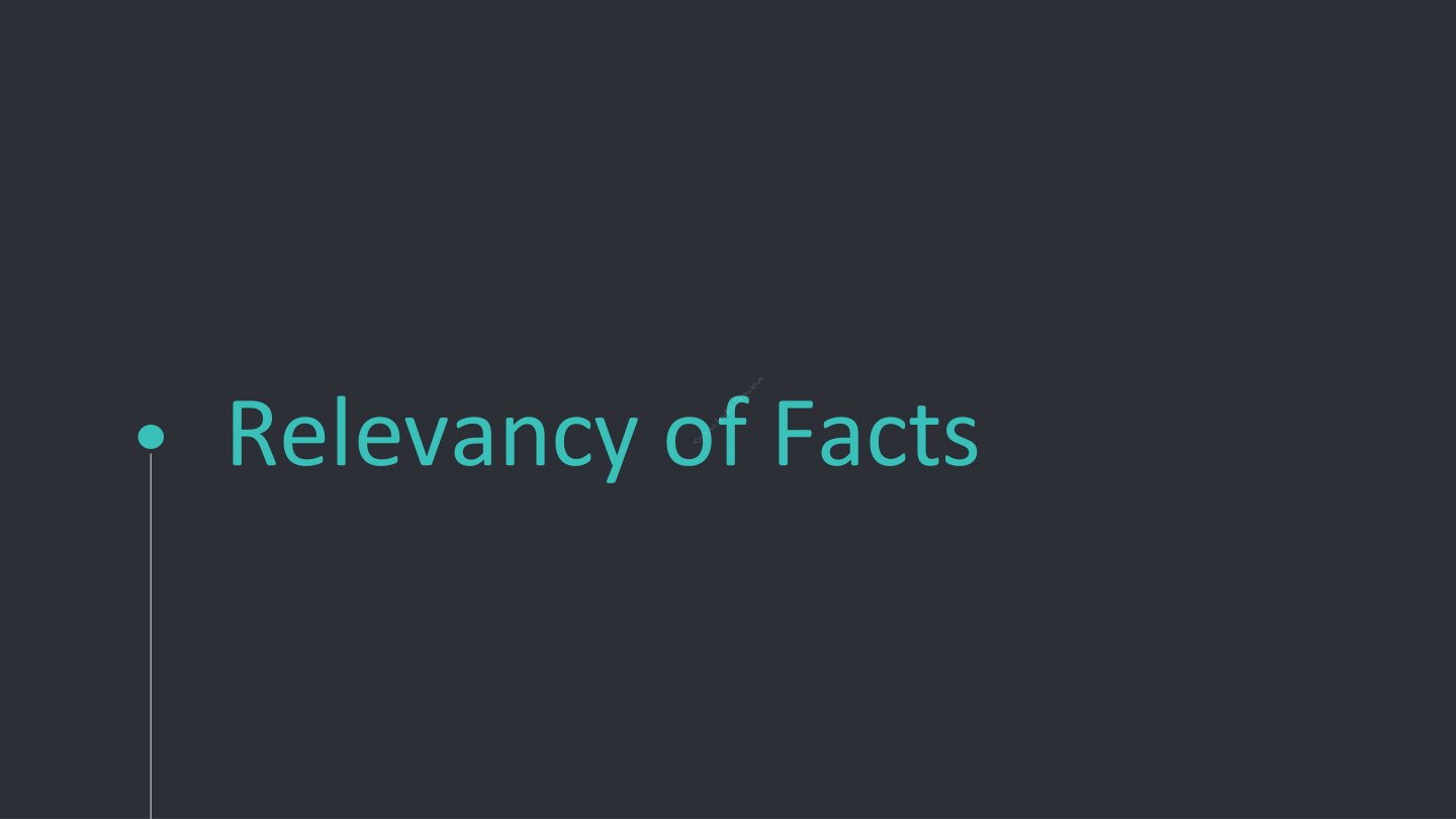 Preview of Relevancy Of Facts (Ss. 7 - 9)