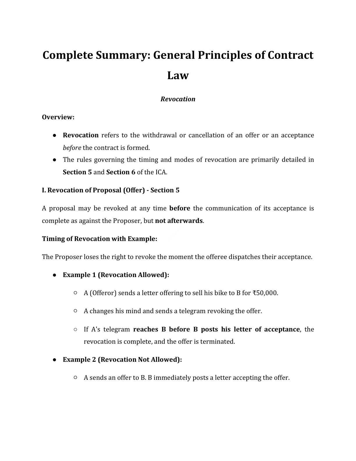 Preview of Revocation Notes