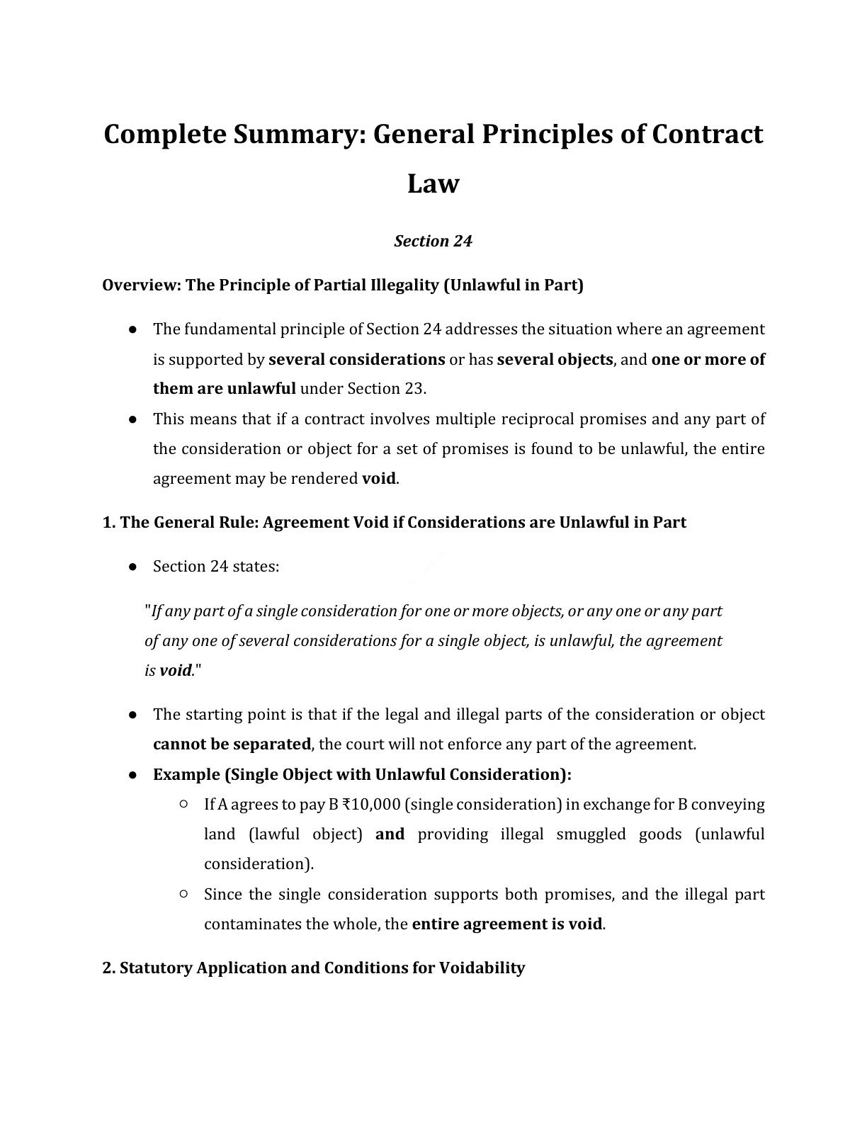 Preview of Section - Part 24 Notes