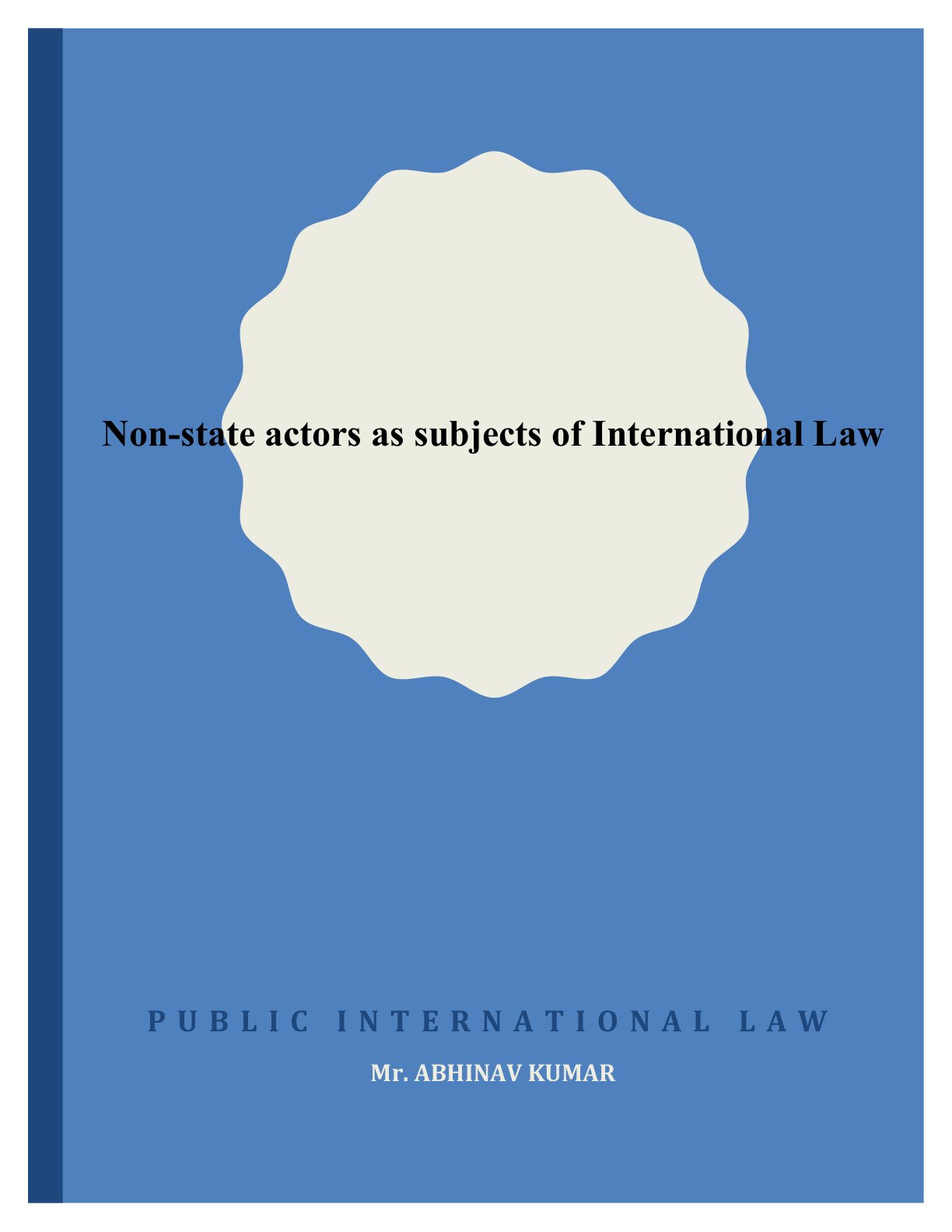 Preview of Set 8 Stuvia Non State Actors Of International Law Notes